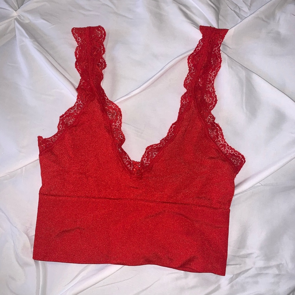 Urban Outfitters Lacey Spandex Tank